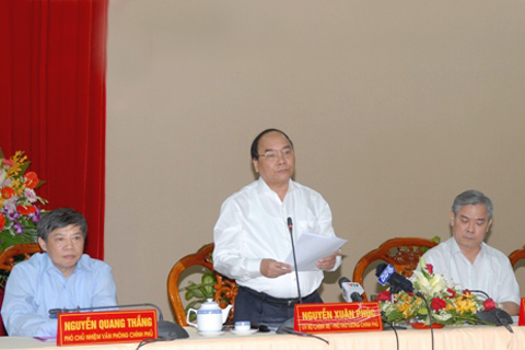 Đoàn công tác của Bộ Chính trị làm việc với Ban Thường vụ Tỉnh ủy An Giang